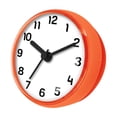 thumbnail image 4 of kowaku Wall Clock Small Digital Waterproof Bathroom Clock Silent Battery Operated Suction Cup Sturdy PP PVC Material Compact Easy Reading Face Suitable for Kitchen Toilet Home Hotel Orange, 4 of 7