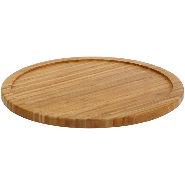 YBM HOME Bamboo Wooden Lazy Susan Turntable