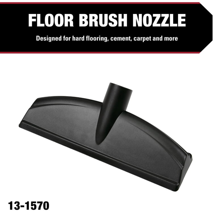 Hyper Tough 13-1570 Universal Floor Brush for Wet/Dry Vacuums with