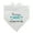 White, variant on Therapy Dog Please Pet Me with Hearts Dog Pet Bandana - White