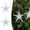 WH1, variant on Christmas Hanging Ornaments,Christmas Holiday White Champagne Colored Christmas Tree Decoration Pendant Three Star Shaped High End Christmas Decoration