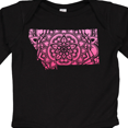 thumbnail image 4 of Inktastic Montana Silhouette Mandala Boys or Girls Long Sleeve Baby Bodysuit, 4 of 5