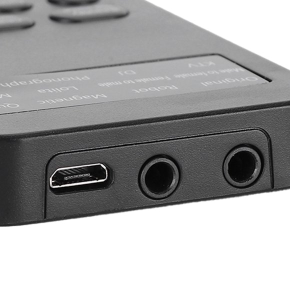 Tarjeta de Sonido en Vivo del Juego, de Sonido de Voz de Un Solo Tecla, Colección de Voz Universal que Cambia de Voz, Voz Femenina para Telefono Móvil Bebé, Voz Loli