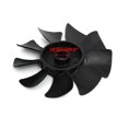 thumbnail image 2 of Ventilador de reemplazo para compresor de aire de 550W/750W, diámetro de 115 mm, 9 palas, color negro, 2 of 3