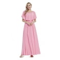 thumbnail image 3 of Women's Beach Wedding Pink Coral Collection Bridesmaid Dress, 3 of 5