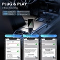 thumbnail image 3 of Wireless CarPlay Adapter for iPhone, Converts Wired to Wireless CarPlay Adapter, CarPlay Dongle Stick for Apple Wired CarPlay Cars & for iPhone 6 iOS 10+, USB & Type-C, for Gifts, Black, 3 of 10