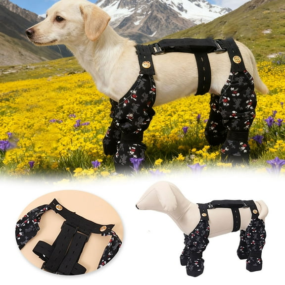 Adjustable Strap Dog Boots Winter Breathable Outdoor Walking Shoes For With Secure Buckle Fastening