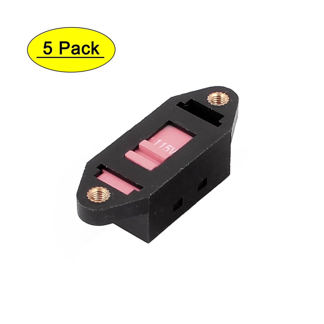 5PCS  230V-115V 6 Terminals DPDT Voltage Selector Slide Switch