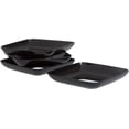 thumbnail image 4 of Crown Display Plastic Mini Square Dessert/Appetizer Plates 2.5 Inch. x 2.5 Inch. (Black) - 100 Ct, 4 of 8