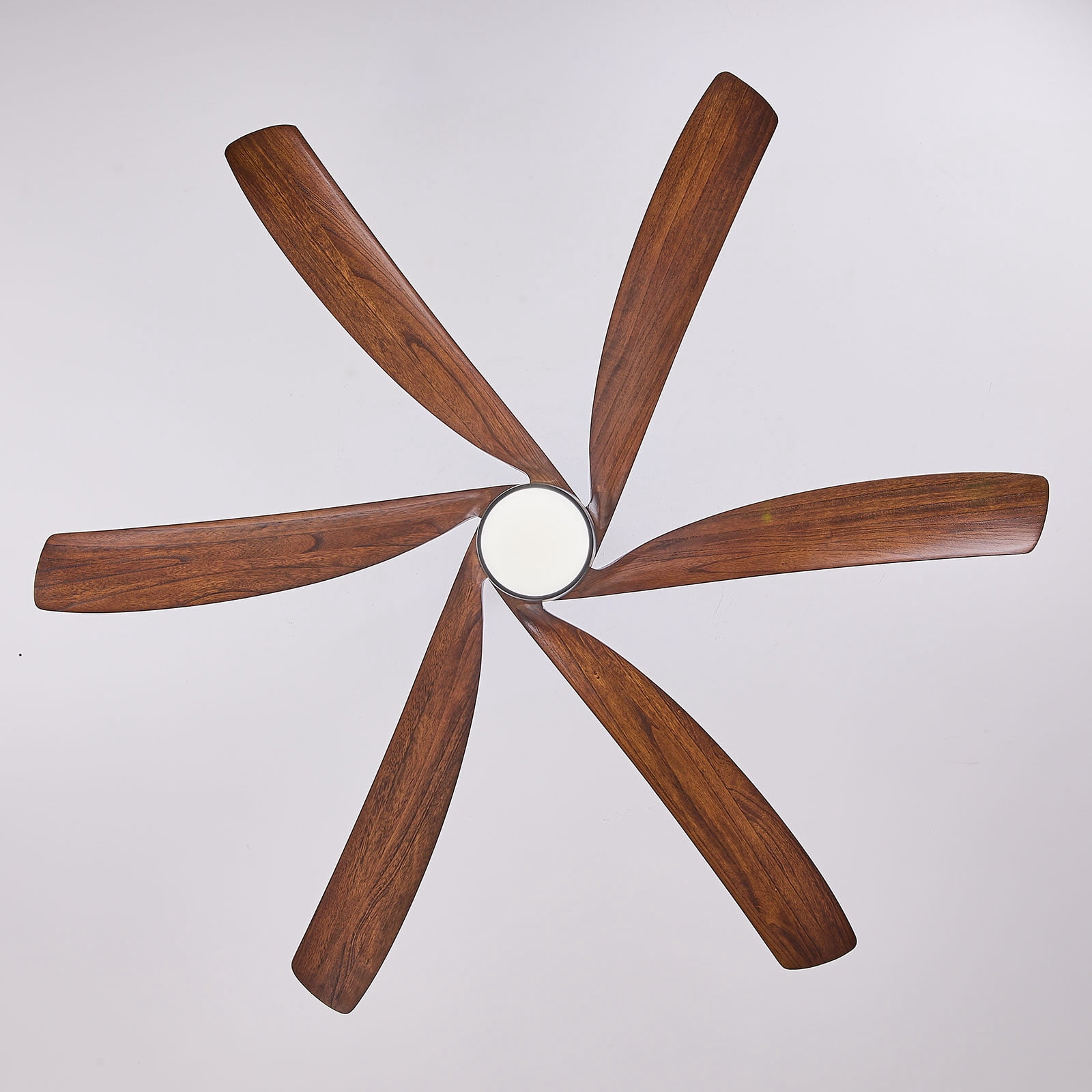 60 inch Farmhouse Ceiling Fan with Light and Remote, Indoor Outdoor Large Reversible Solid Wood 6 Blades, 3CCT Dimmable, 6 Speed Quiet DC Motor