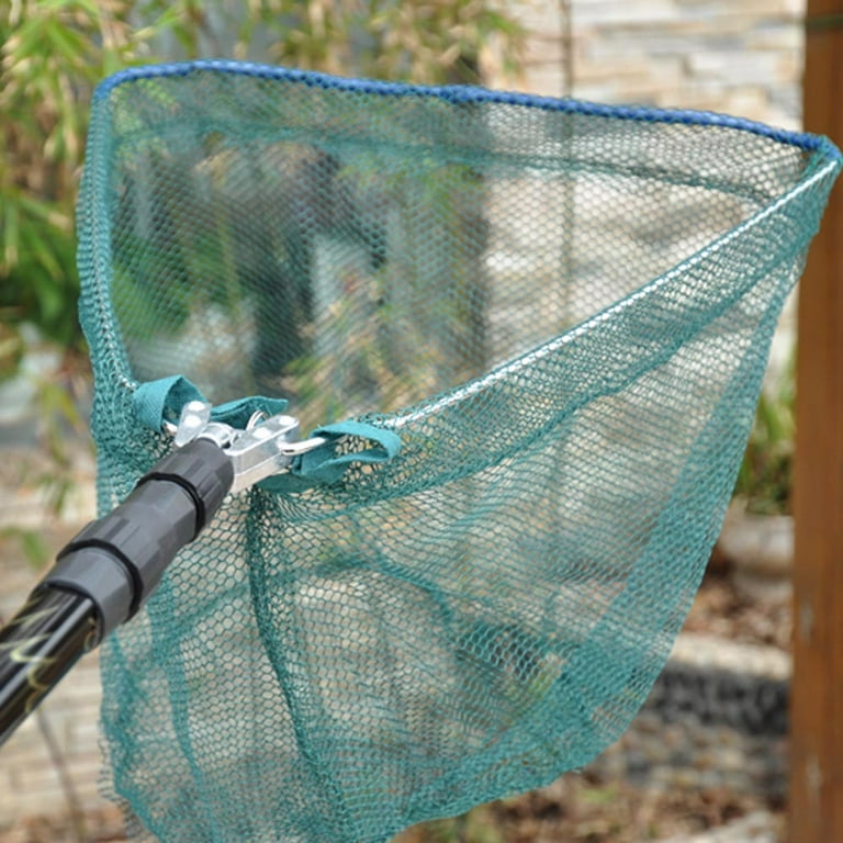 Apexeon Foldable Brail Landing Net, Retractable Aluminum Alloy Pole, 185cm Telescoping  Fishing Net 