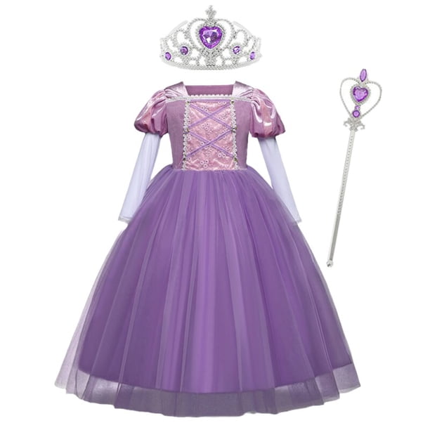 Disfraz de princesa para niñas de 4 a 10 años, Cosplay de Encanto, Halloween, fiesta de carnaval, ropa de disfraces para niños Fivean unisex
