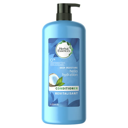 Herbal Essences Hello Hydration Moisturizing Conditioner with Coconut Essences, 33.8 fl (Best Conditioner For Soft Silky Hair)