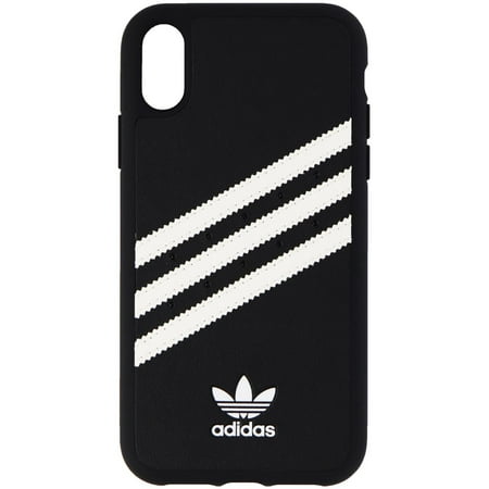 Adidas 33260 Samba Case for iPhone Xs Max - Black w/ White Stripes