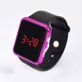 thumbnail image 1 of Reloj electrónico cuadrado con LED galvanizado, reloj para estudiantes, adultos, parejas, gafas de sol, reloj para niños, 1 of 5