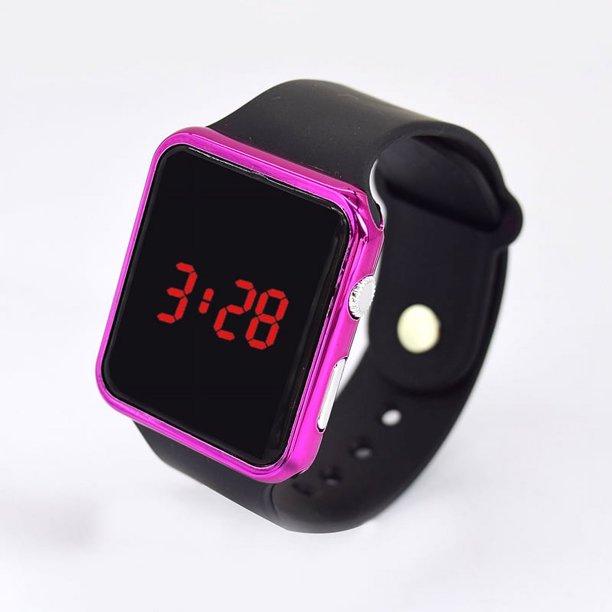 Reloj electrónico cuadrado con LED galvanizado, reloj para estudiantes, adultos, parejas, gafas de sol, reloj para niños