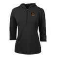 thumbnail image 2 of Women's-Cutter & Buck  Black Houston Dynamo FC Virtue Eco Pique Recycled Half-Zip Pullover Hoodie, 2 of 3