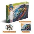 thumbnail image 2 of Puzzle Hiwhy Vibrant Chameleon Surfing, 1000 piezas, para adultos, 2 of 7