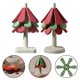 thumbnail image 4 of Posavasos de árbol de Navidad con 3 almohadillas resistentes al calor aislamiento de mesa de silicona, 4 of 9