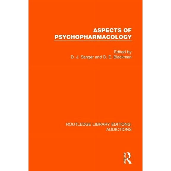 Routledge Library Editions: Addictions Aspects of Psychopharmacology, (Paperback)