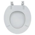 Mainstays OPP Molded Wood Toilet Seat, White