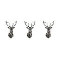 thumbnail image 4 of Maytalsory Wide Application Of 3D Mirror Deer Wall Stickers For Versatile Usage 3D Deer Head Mirror Wall Sticker Acrylic Decorative black S 3Set, 4 of 6