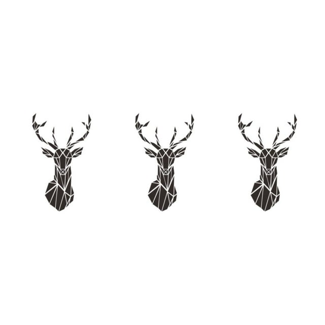 Justharion Personalized Home Style 3D Mirror Wall Stickers For Creating Unique Decor Instantly Change Look black S 3Set