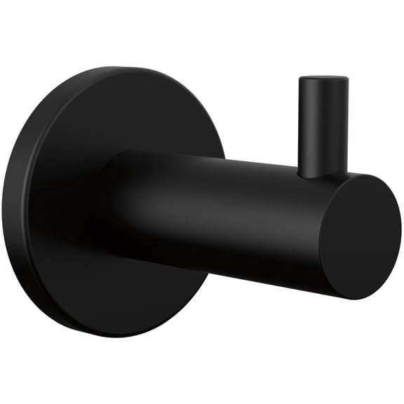 Open Box Peerless Pa447 Precept Single Hook Robe Hook - Black