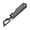 Bevel Black, variant on Aluminum Pocket Size Cutter with Keychain Hole Measurement Scale And Multiple Tool For Daily Tasks