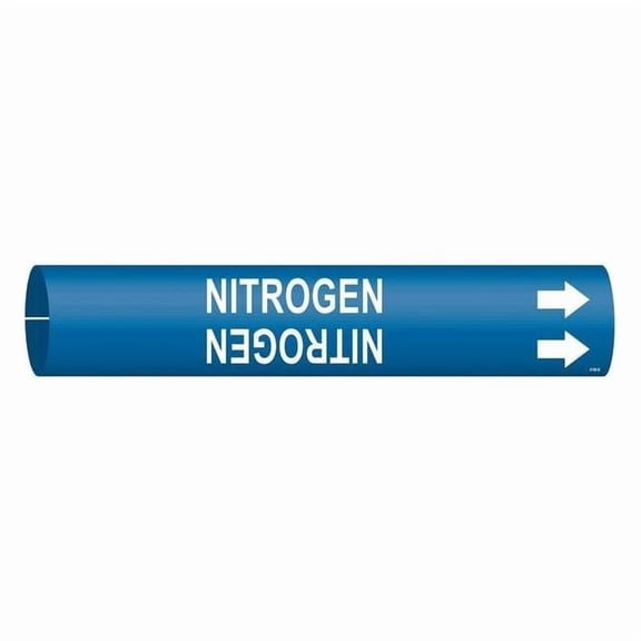 Brady Pipe Marker,Nitrogen,7/8 in H,7/8 in W 4100-B