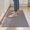 Gray&brown, variant on Non Slip Kitchen Rug, Anti Cushioned Floor Mat for Kitchen, Durable Entryway Doormat, Dirt Resistant Small Runner Rug with Rubber Backing 23"x35.5"