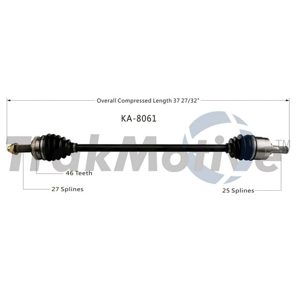 CV Axle Shaft Fits select: 2010-2011 KIA SOUL