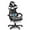 White, variant on SOONTRANS Red Gaming Chair with Footrest, High Back Gamer Chair with Massage Lumbar Pillow, Gamer Computer Desk Chair (Red)