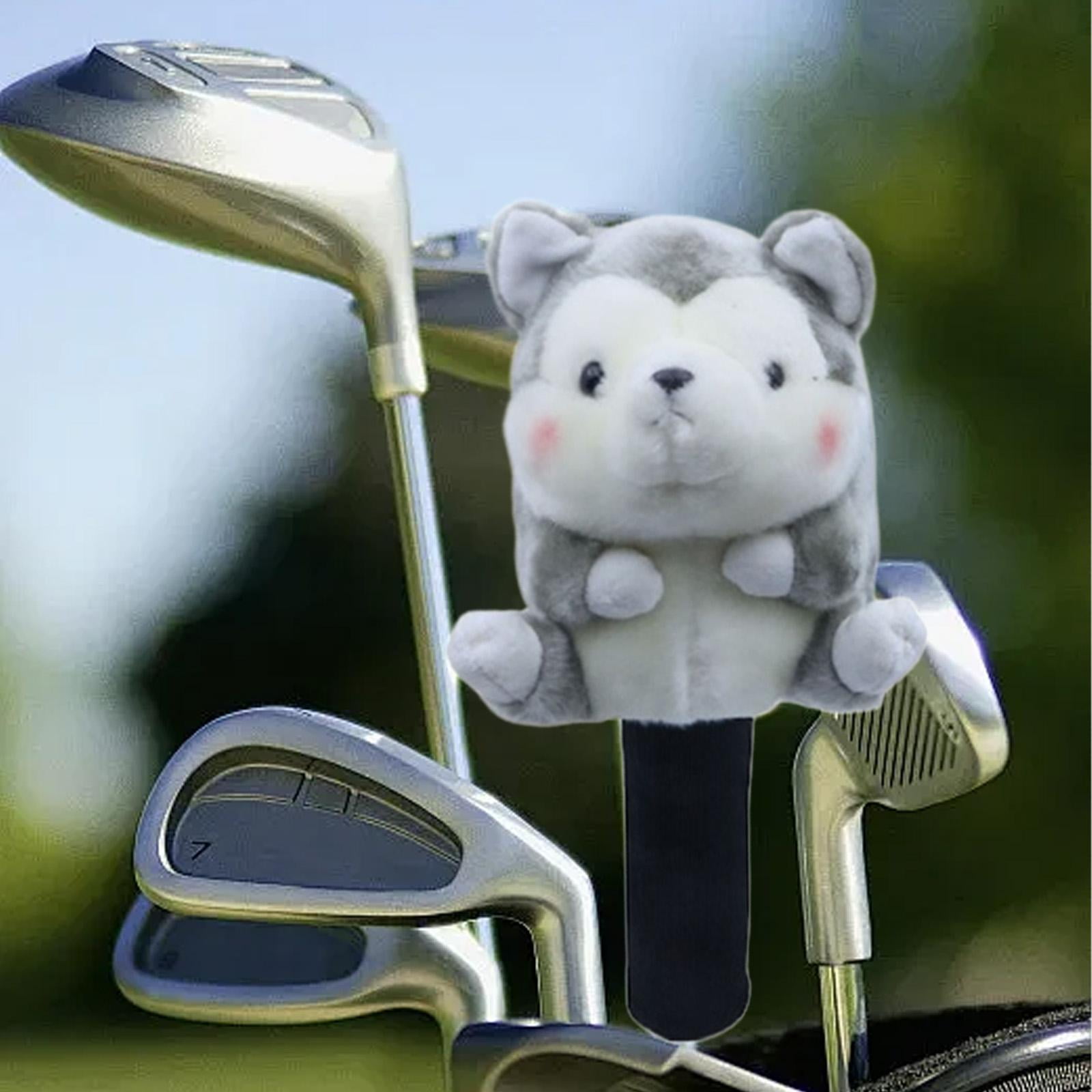 funtasica Golf Club Head Cover Animal Golf Club Headcover Adorable Funny Golf Head Cover Anti Scratch Protection Sleeve for Golfer Present Suitable for Tr Driver Dog