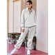 thumbnail image 5 of Conjuntos de Dos Piezas para Mujer: Jersey de Larga con Media Cremallera y Pantalón Deportivo Holgado con Bolsillos. Gris XL, 5 of 8