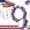 red white and blue, variant on AZXY 4th of July Wreaths for Doors,Patriotic Wreath,Red White and Blue American Flag Independence Day Wreaths,Fourth of July Memorial Day Decorations Hanging