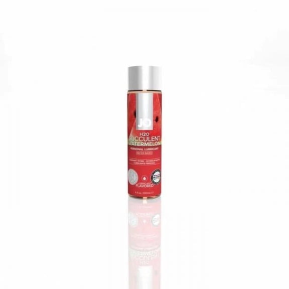 JO H2O Water-Based Personal Lubricant, Smooth and Sugar-Free Edible Lube, Succulent Watermelon, 4 fl o