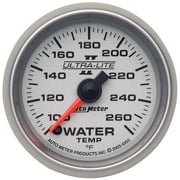 Autometer 4955 Ultra-Lite II Water Temperature Gauge 2-1/16" 100-260 F Digital Stepper Motor