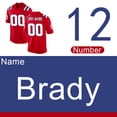 thumbnail image 1 of Football jersey sewn name no. Brady stitch jersey, 1 of 5
