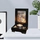 thumbnail image 4 of 1 candelabro de mesa con la cara de Buda, estatua realista de Buda. Plata, 4 of 9
