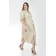 thumbnail image 2 of Vestido largo a rayas Roman Fashion /Tallas Extras, 1765-1 (Beige) beige 36, 2 of 6