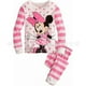 thumbnail image 1 of Conjuntos de pijamas de Minnie de Disney, ropa de dormir con estampado de dibujos animados, pijama para niños, ropa de dormir para bebés, pijamas para niñas pequeñas, ropa 4T (100CM) Gao Jinjia LED, 1 of 2
