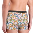 thumbnail image 3 of KLL Rainbow Flowers Men's Cotton Boxer Briefs Underwear-Large, 3 of 8
