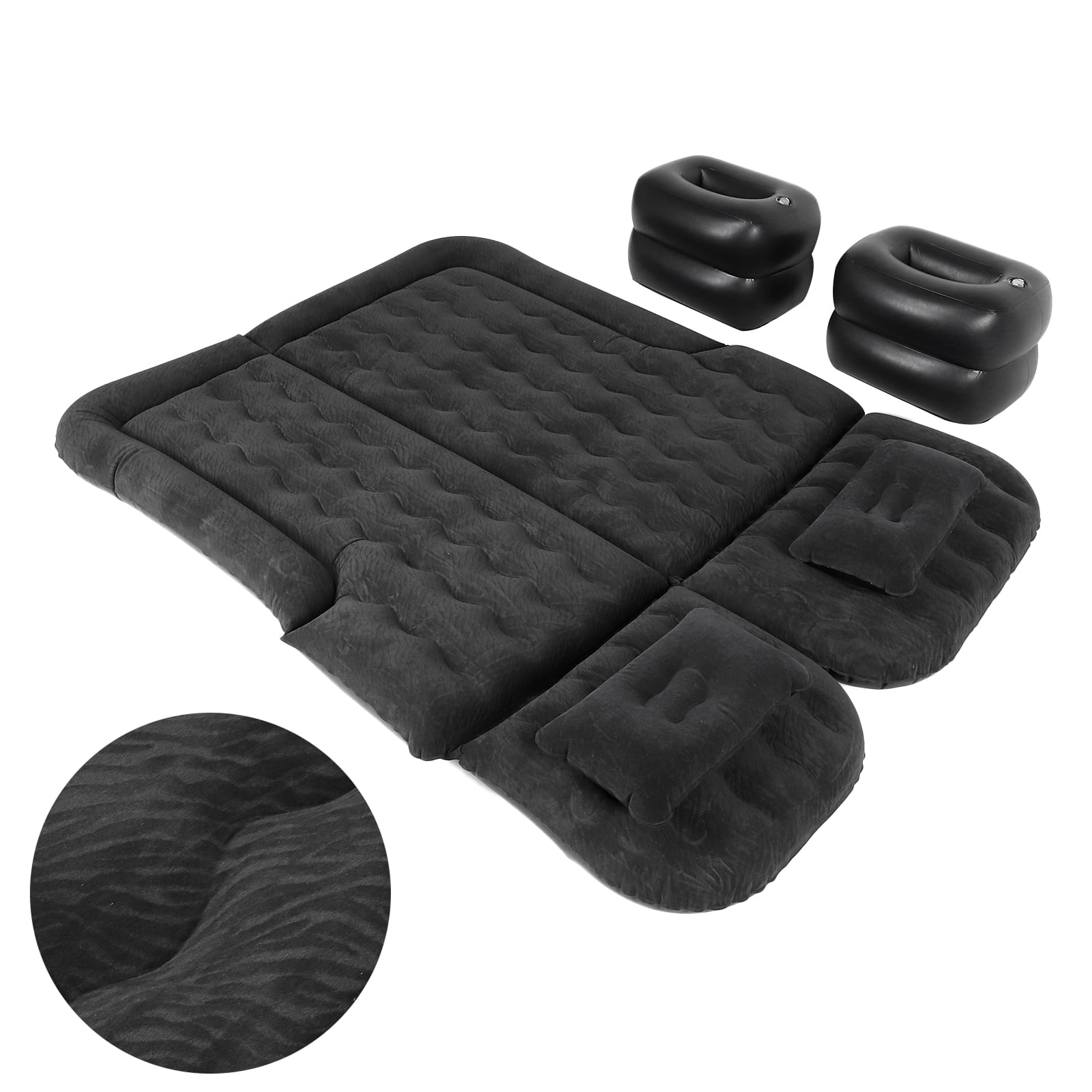 Brrnoo SUV Air Mattress 6" Thickened Inflatable Air Bed with Electric Pump, Queen