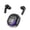 Black - OPP bagged, variant on Bluetooth in-ear headphones HK6 digital display gaming sports transparent second-generation wireless Bluetooth headphones,Blue - OPP bagged