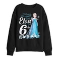 thumbnail image 1 of Frozen Boys/Girls Elsa Bright 6th Birthday Sweatshirt, 1 of 4