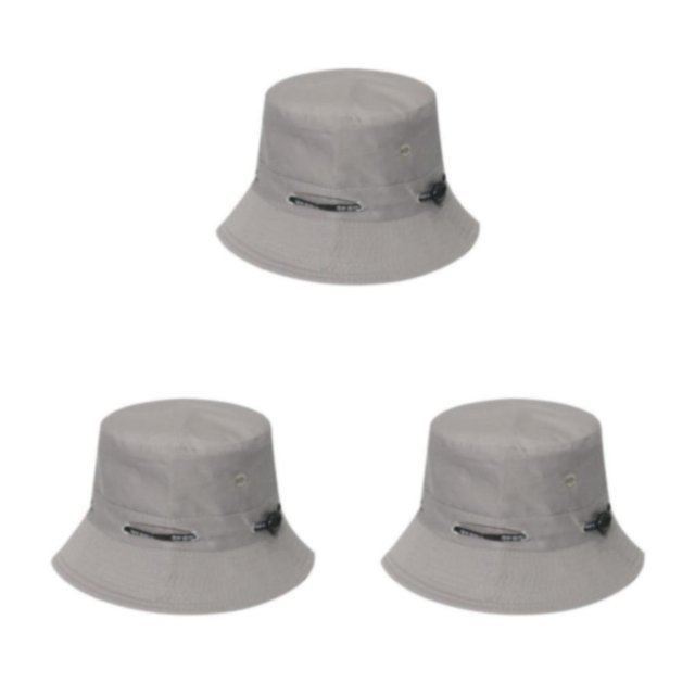 Maytalsory 1/2/3/5 Wide Application Hat For Sun Protection And Comfort Sunscreen Sunscreen Fisherman Cap Sunshade gray 58cm 3PCS