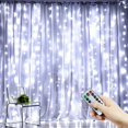 thumbnail image 3 of Christmas Decoration 3-6M LED 8 Mode USB Curtain Fairy Lights String Garland Wedding Party Holiday Halloween Home Bedroom Light, 3 of 4