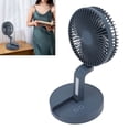 thumbnail image 4 of Electric Fan, Desktop Oscillating Fan Punch Free 8.5W  For Home Blue, 4 of 8
