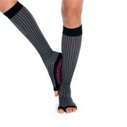 Tucketts SQ6803138 Knee High Grey Interlace Fitness Socks - Black & Grey